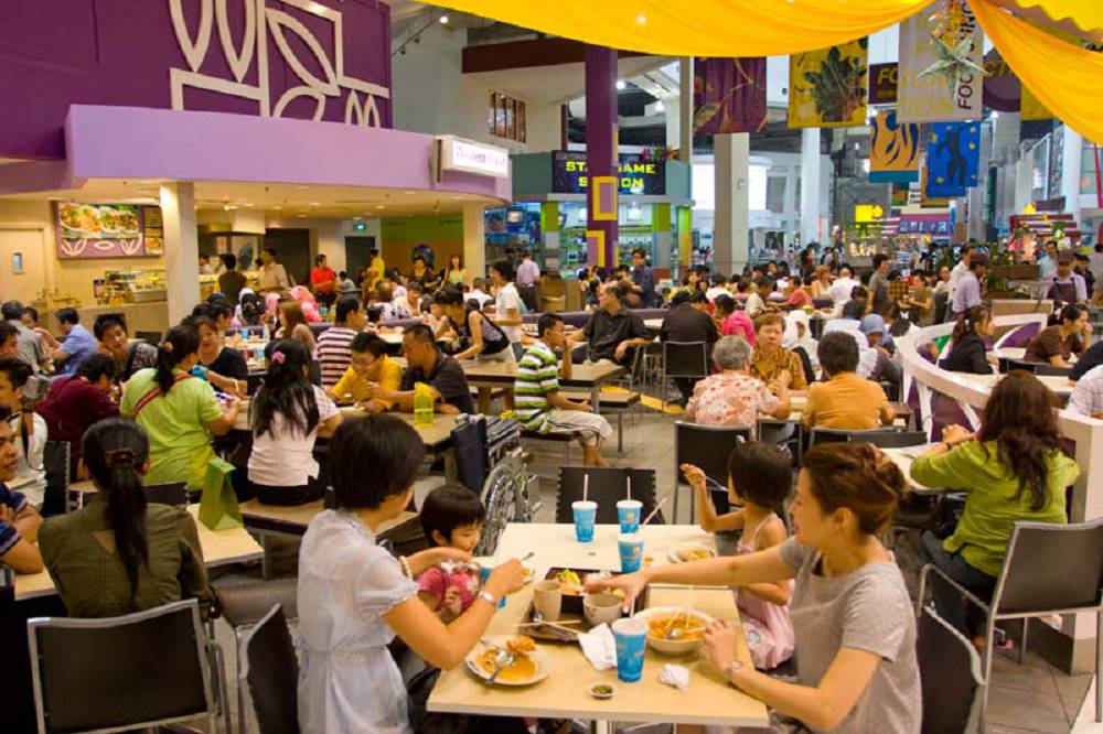Food Court in Shopping Mall