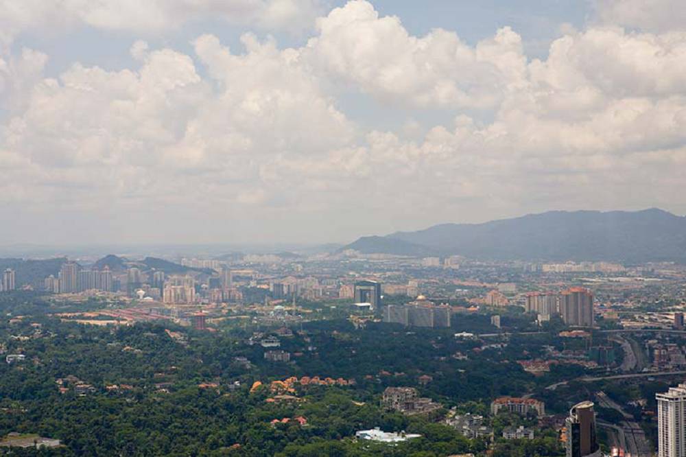 View from KL tower  nine