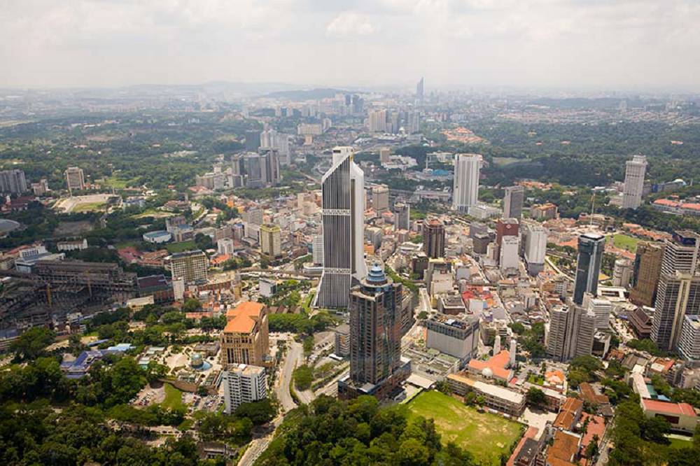 view from kl tower one