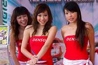 Denso Booth Babes